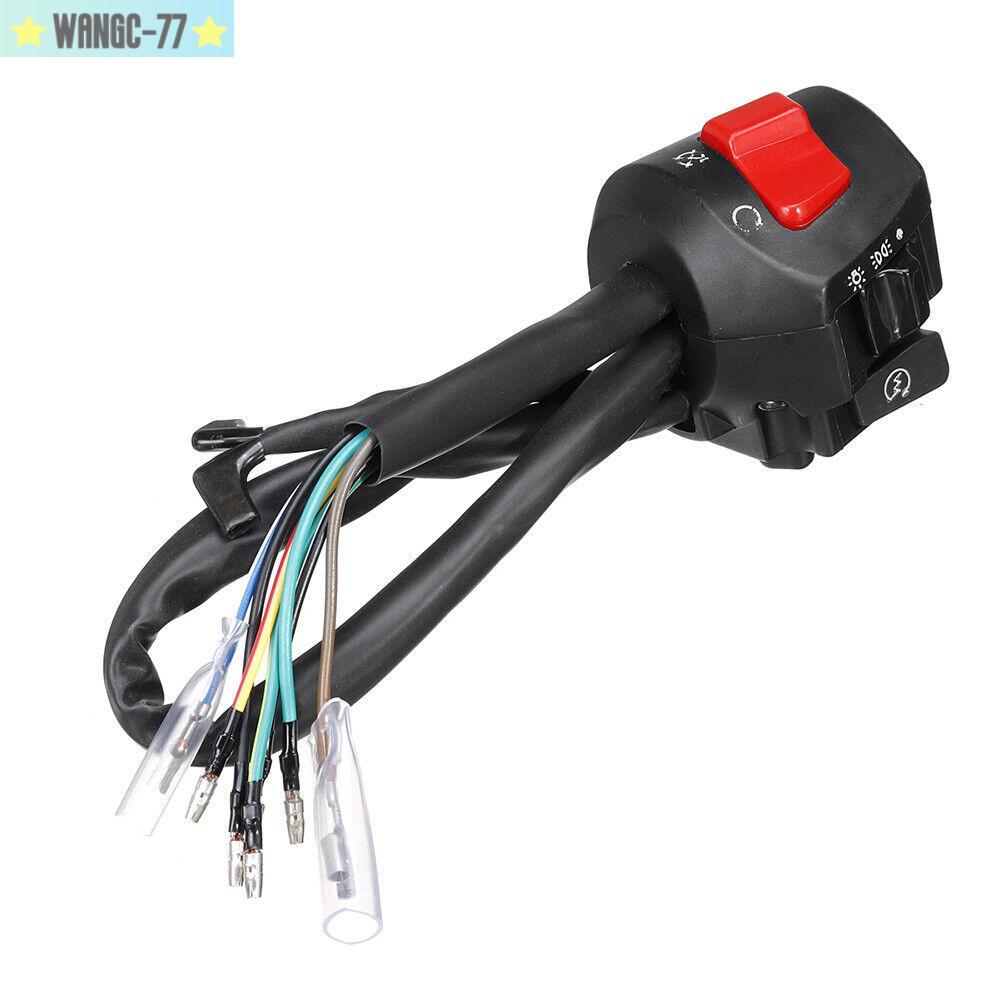 Motorcycle Controller Switch For Handlebar Horn Button Turn Signal Fog Light New