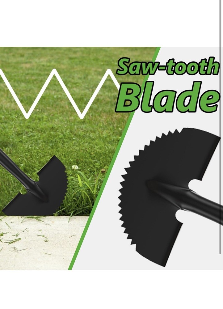 Improved 2025 Model Half-Moon Edger – Steel Garden Tool for Landscaping