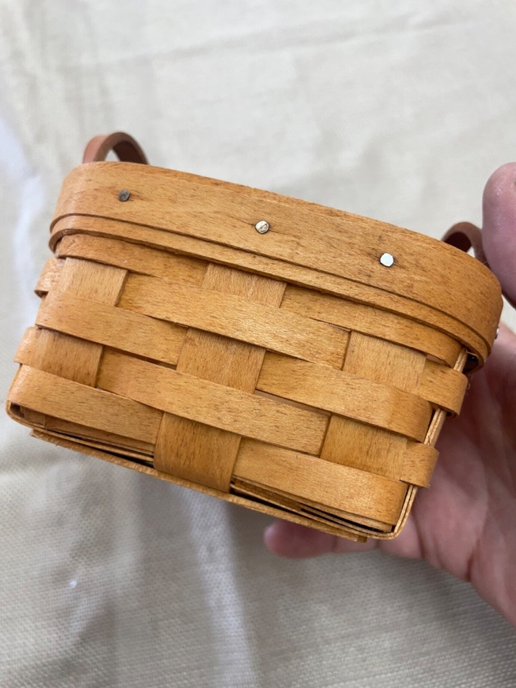 Longaberger Sweet Basil Basket 1995 with plastic protector