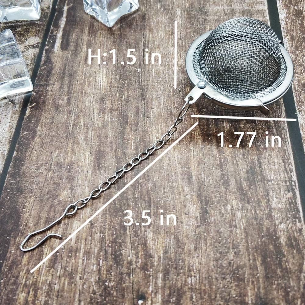 Tea Steeper, 2Pcs Mesh Tea Infuser Premium Tea Filter Tea Interval Diffuser with