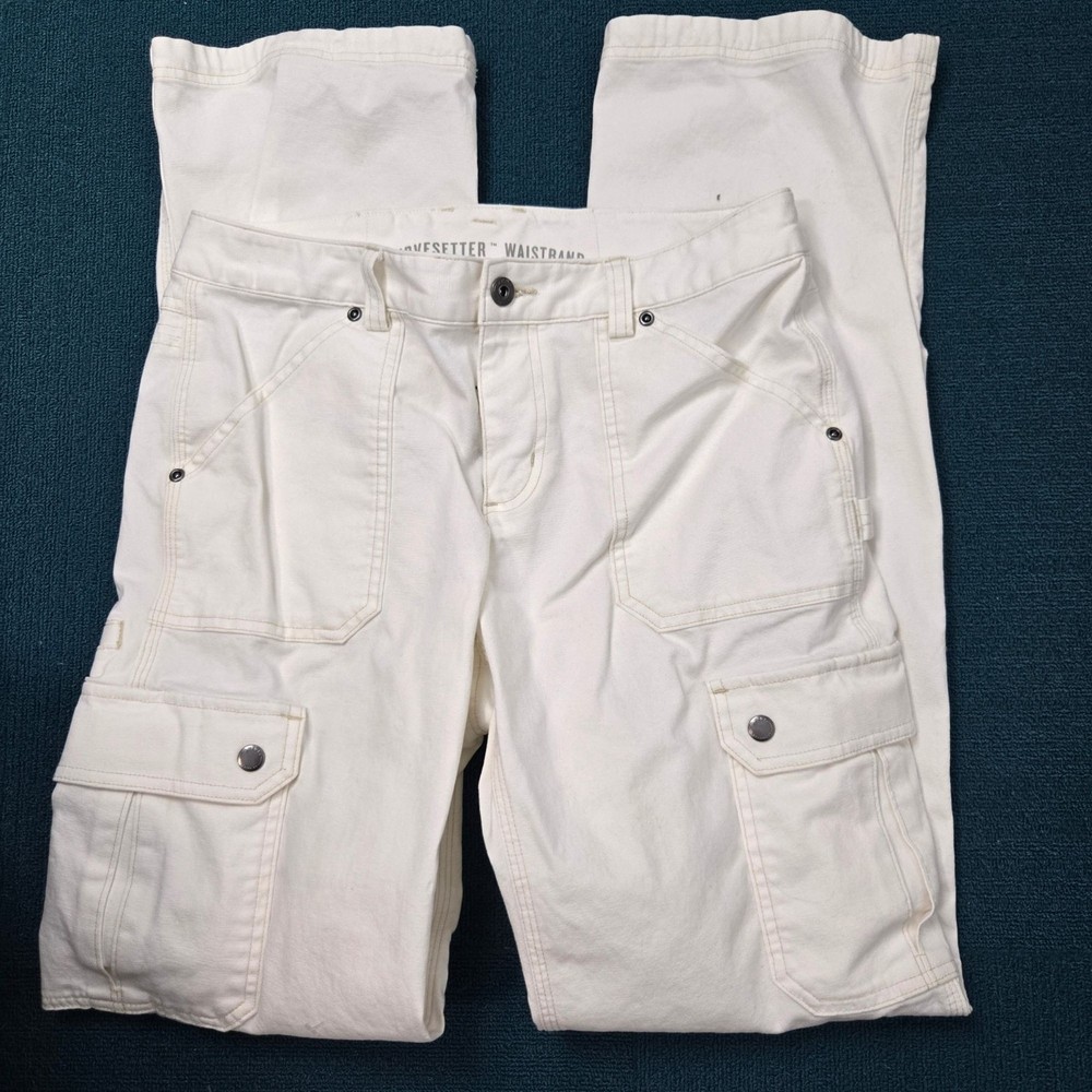Duluth Trading Women's Size 6x35 DuluthFlex Fire Hose Relaxed Cargo Work Pants