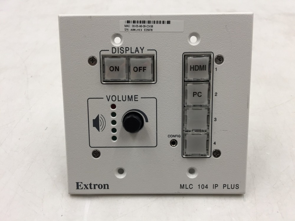 Extron Electronics MLC 104 IP Plus MediaLink Button Controller FREE S/H