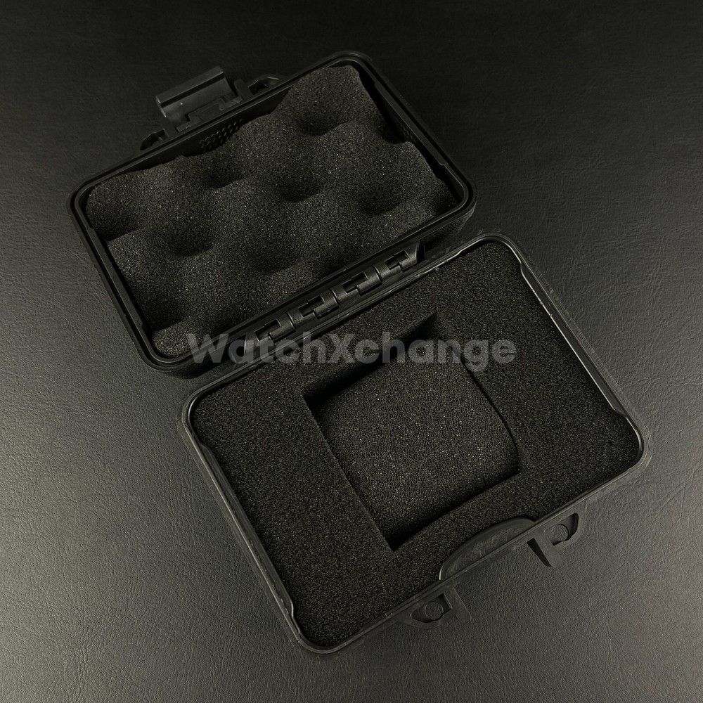 Single Watch Storage Travel Case Waterproof Protective Lockable Box Black