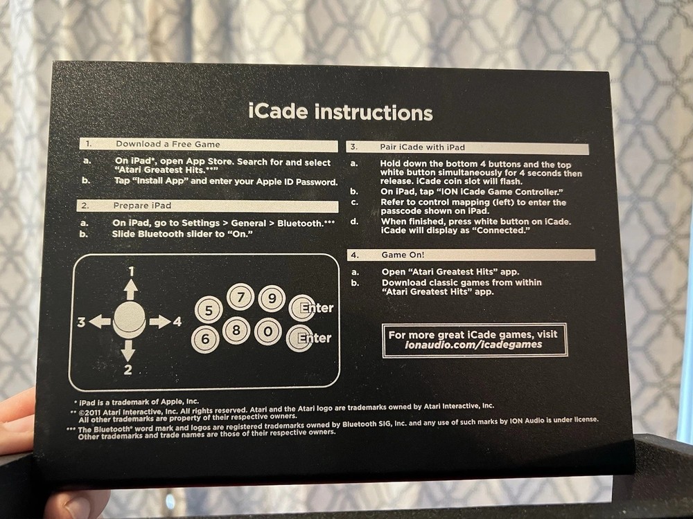 Original 2011 iCade Countertop Arcade Cabinet