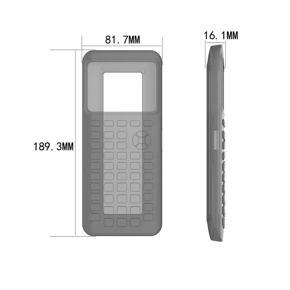 Black Case Cover Shell For Texas Instruments TI-84 Plus CE Graphing Calculator a
