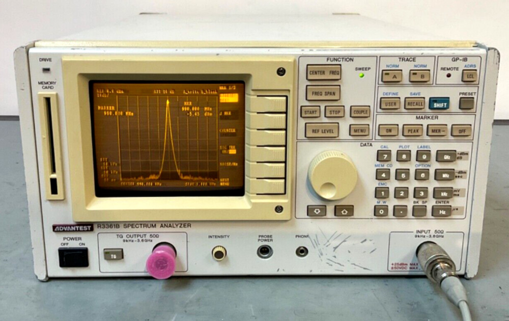 Advantest R3361B Spectrum Analyzer 9Khz-3.6Ghz - TESTED