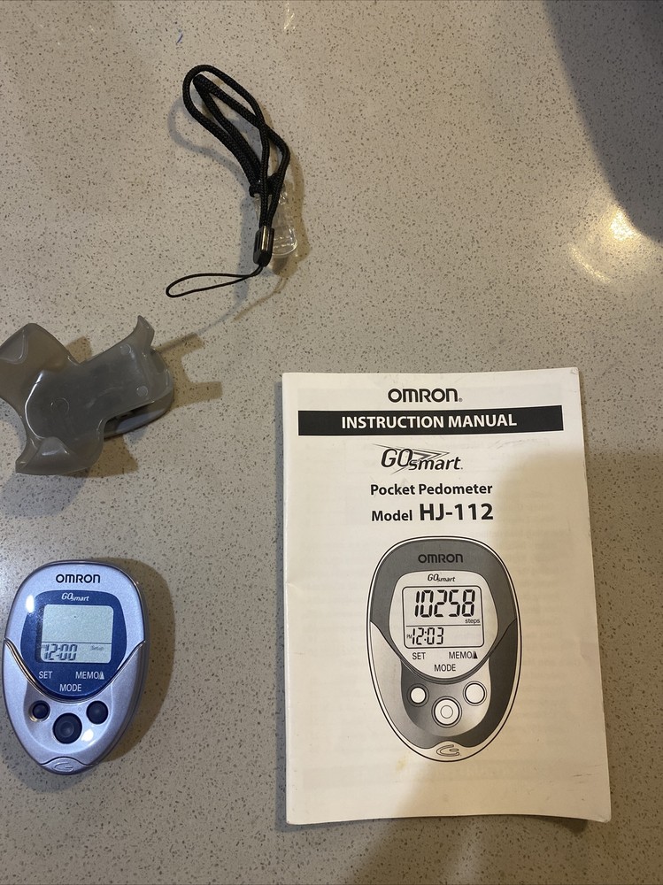 Omron Go Smart Pocket Pedometer HJ-112  with 2D SmartSensor Technology