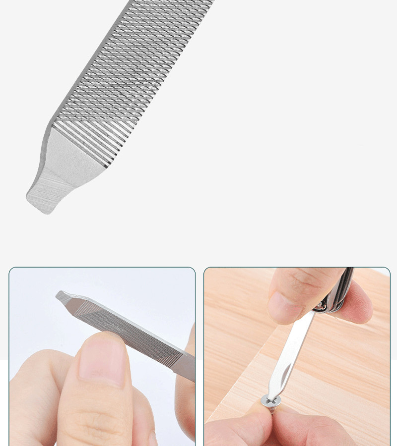 EDC Keychain Multi Tools Nail Clippers Pocket Folding Fingernail Cutter Tools