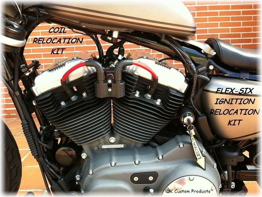 Ignition Relocation Fits all 1995 and Up Sportsters