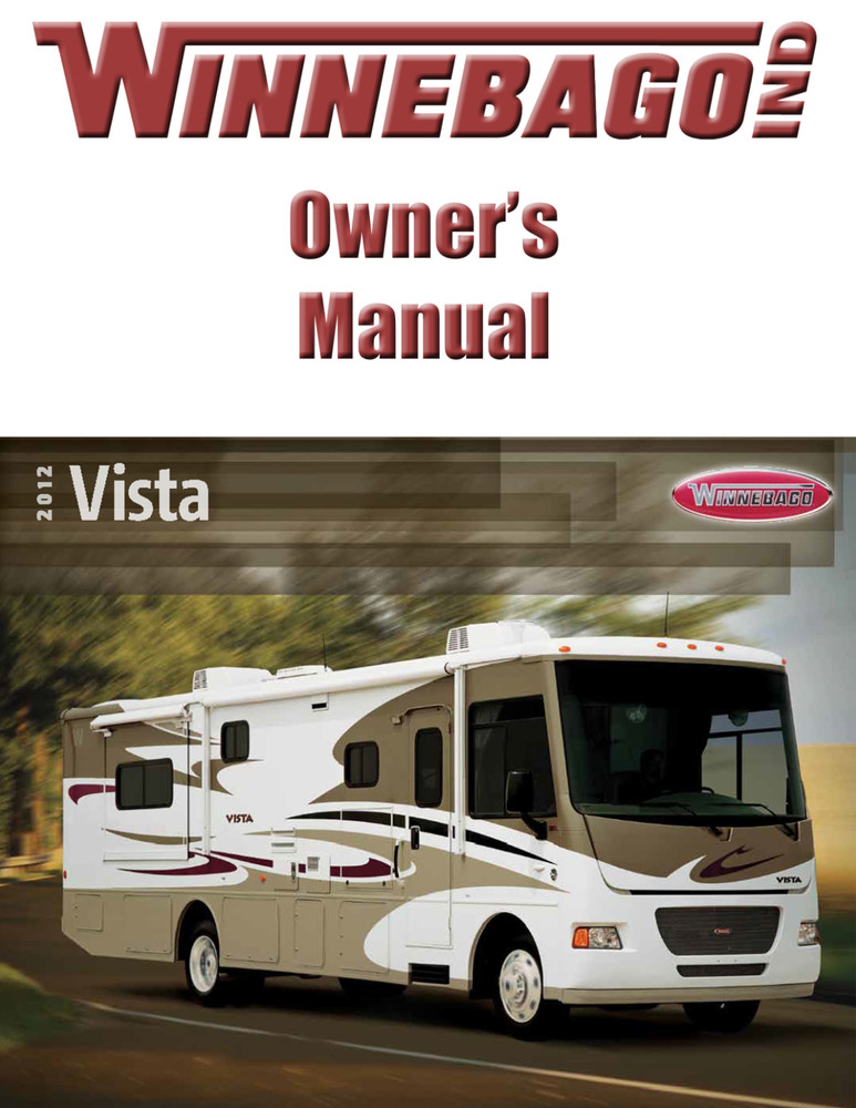 2012 Winnebago Vista Home Owners Operation Manual User Guide Coil Bound