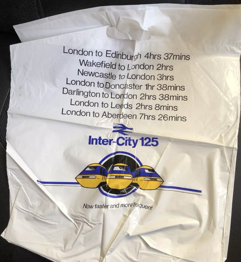 Rare ! Intercity 125 carrier Bag
