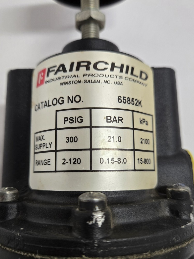 FAIRCHILD 65852K PRESSURE REGULATOR.