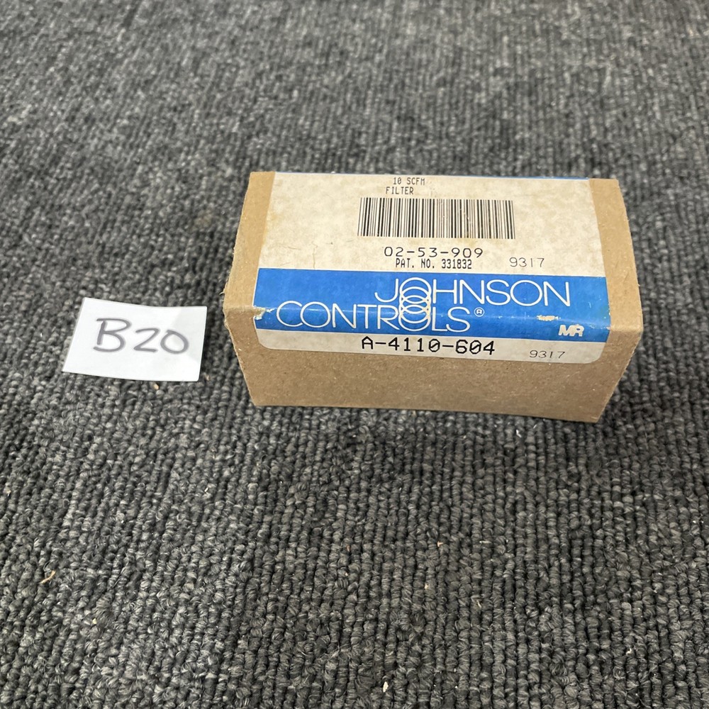 Johnson Controls A-4110-604 Pneumatic Filters