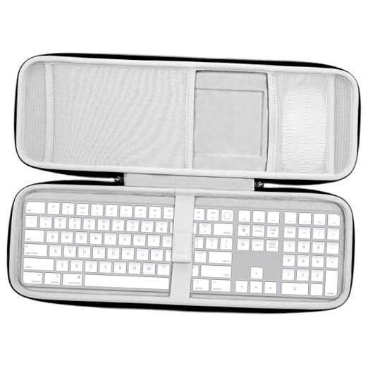 Hard Storage Case Compatible with Apple Magic Keyboard + Magic Mouse. Grey