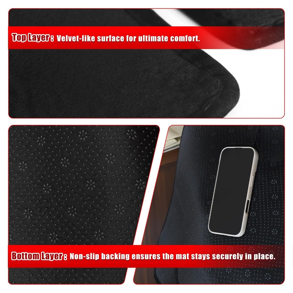 Compatible with Dash Cover Chevy Chevrolet Silverado 1500LT/WT 2007-2013, 250...