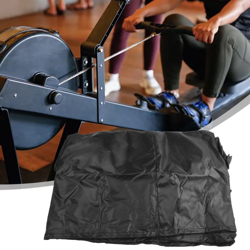 Dustproof For Concept 2 Rowing Machine Cover Silver PU Grass Easy to Clean