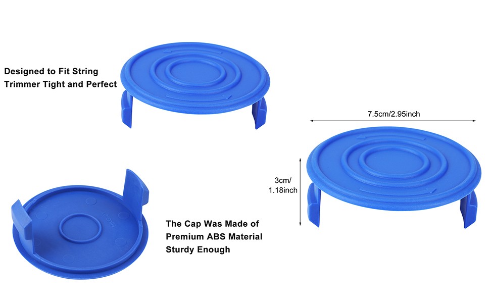 New 40-Volt Cordless String Trimmer Spool Caps Compatible for Kobalt 120x