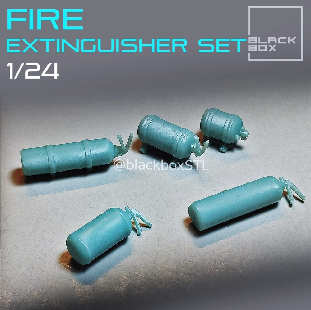 Fire Extinguishers 1/24 Scale