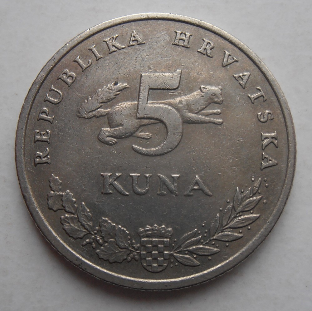 CROATIA 5 KUNA 2002