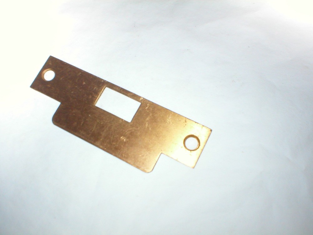 Vintage Solid Red Brass Striker Plate
