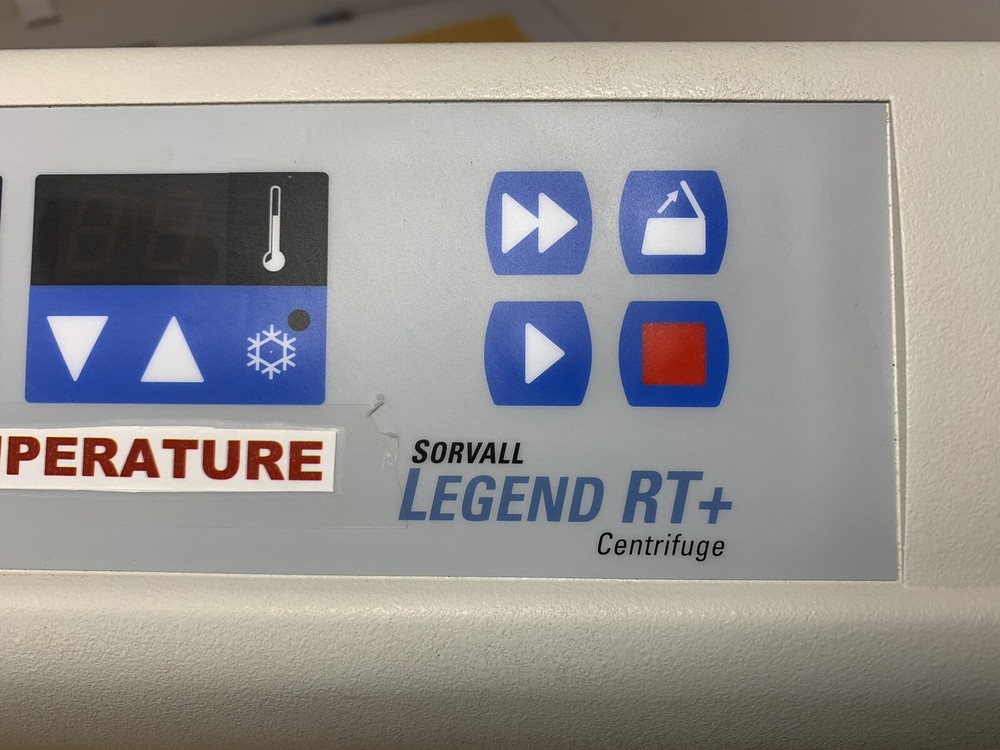 Sorvall Legend RT+ Front Panel With Control Board