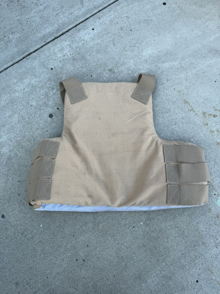 Custom Armor Technologies Tan Low Profile Large Carrier w/ L3A Inserts DOM 2008
