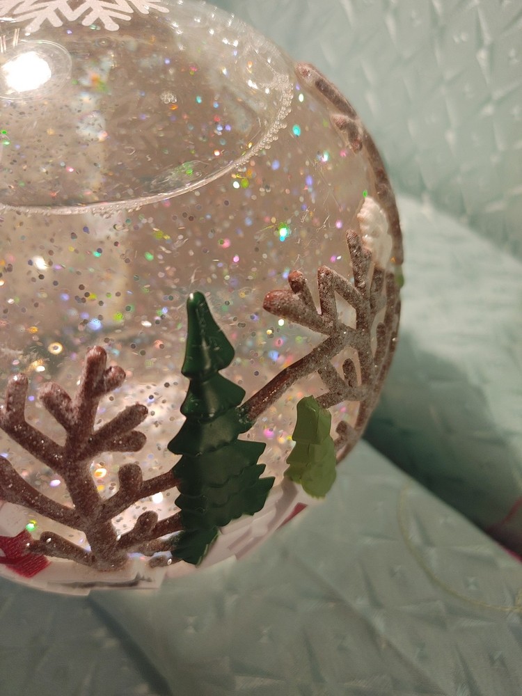 St Nicholas Square Winter Forest Snow Globe