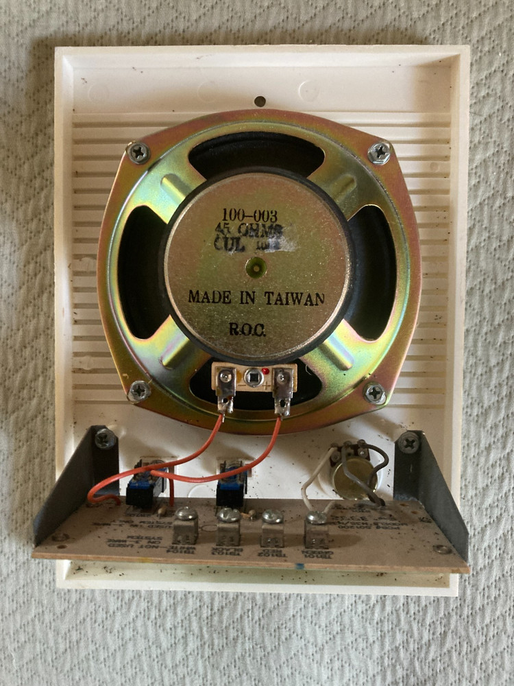 4" Intercom Indoor Intercom Speaker Adobe White-Beige 5 Available, preowned