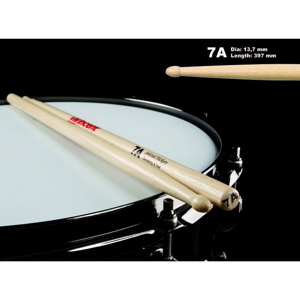 Wincent 7A Hickory Drum Sticks
