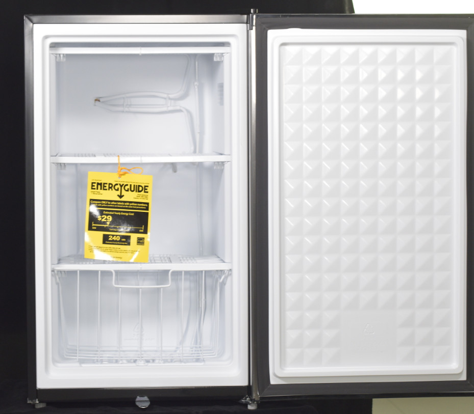 3 Cu ft Small Freezer Kitchen Home Compact 10.4℉〜-11.2℉  - Certified Refurbished