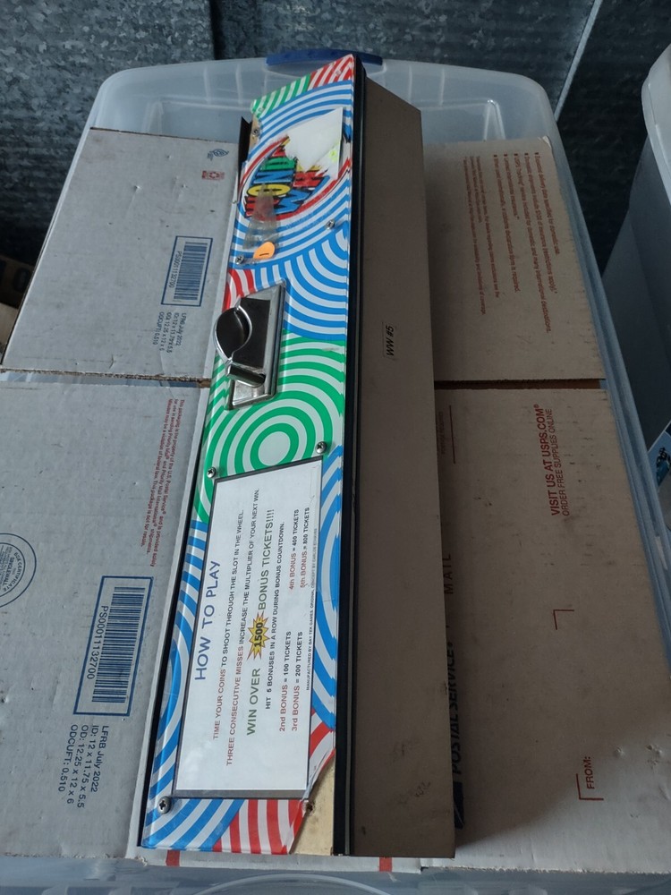 wonderwheel arcade redemption control panel #229