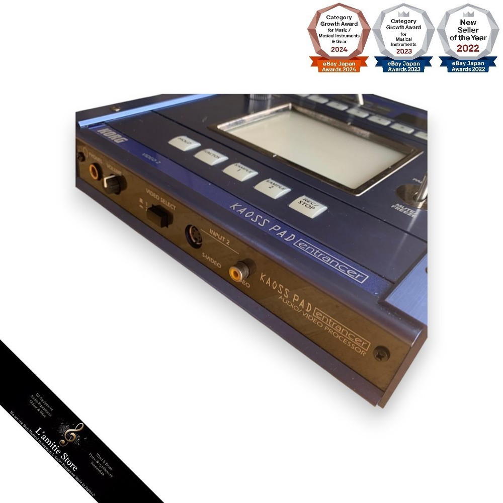 Korg Kaoss Pad Entrancer KPE1 Audio Video Processor Multi Effects Blue Sampler