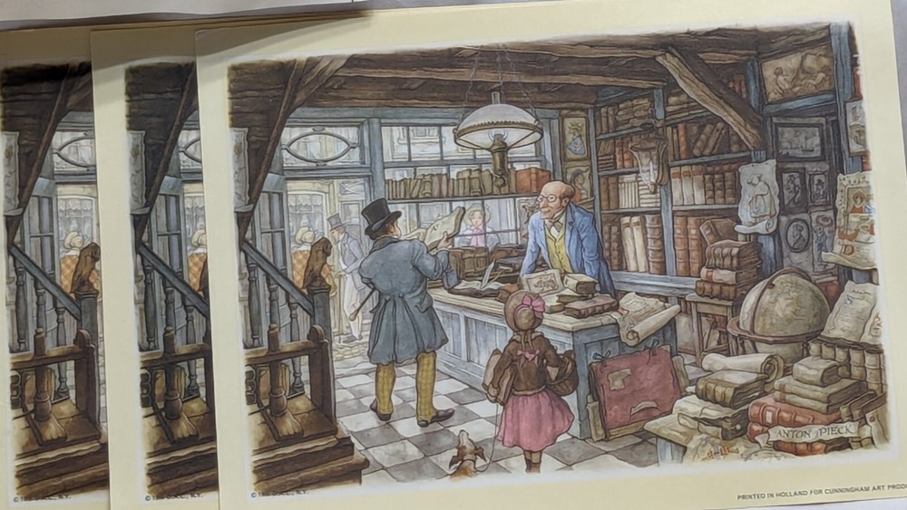 Dimensionale Kit 3-Dimensional Shadow box 1971 Library Scene - all here & unused