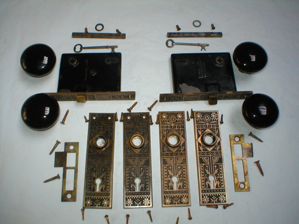 Antique Victorian Era Door Hardware