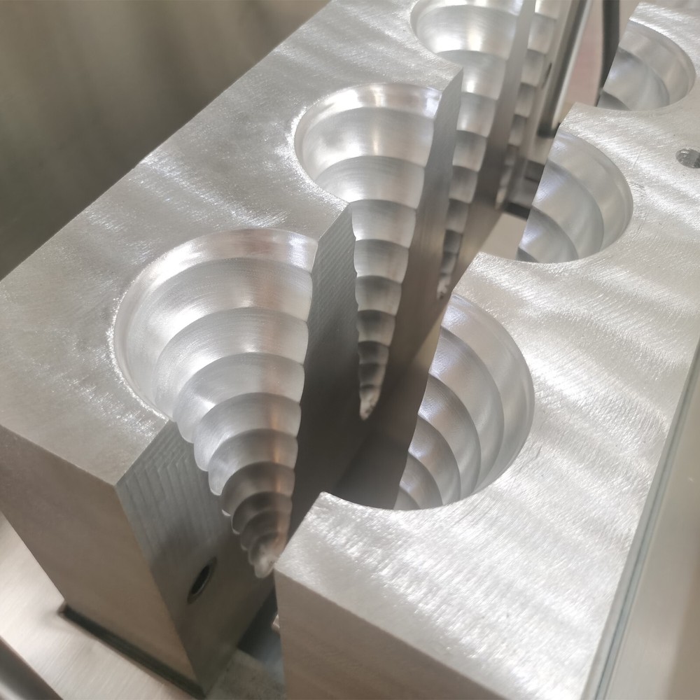 Pizza Cone Forming Machine Pizza Base Press Forming Machine Conical Pizza 4 Head