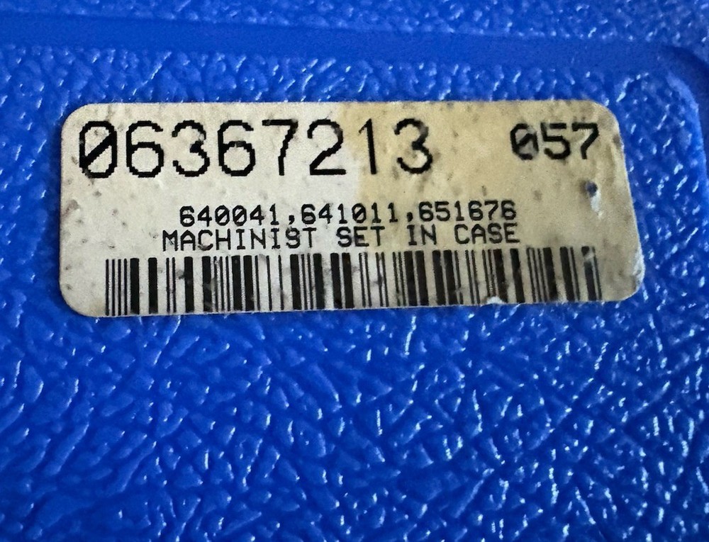 Machinist Tool Kit caliper Micrometer