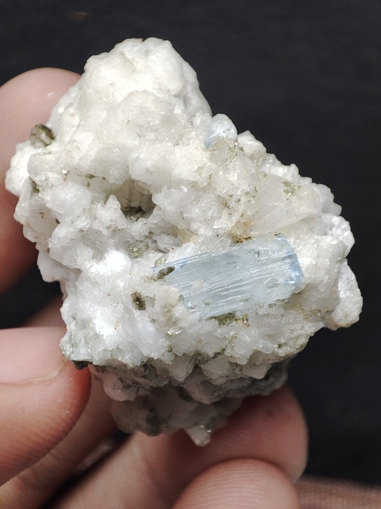 Alkali Beryl  Crystal  On Matrix With Nice Terminations-Pak.