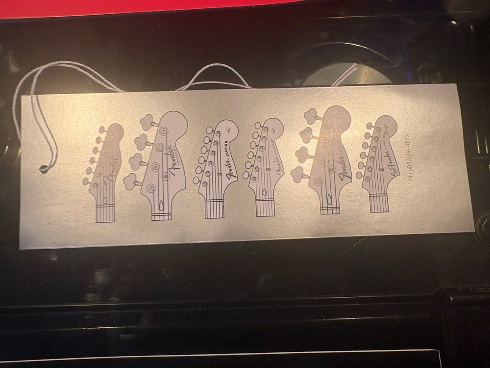 Fender Bass Case Candy Manual Tags