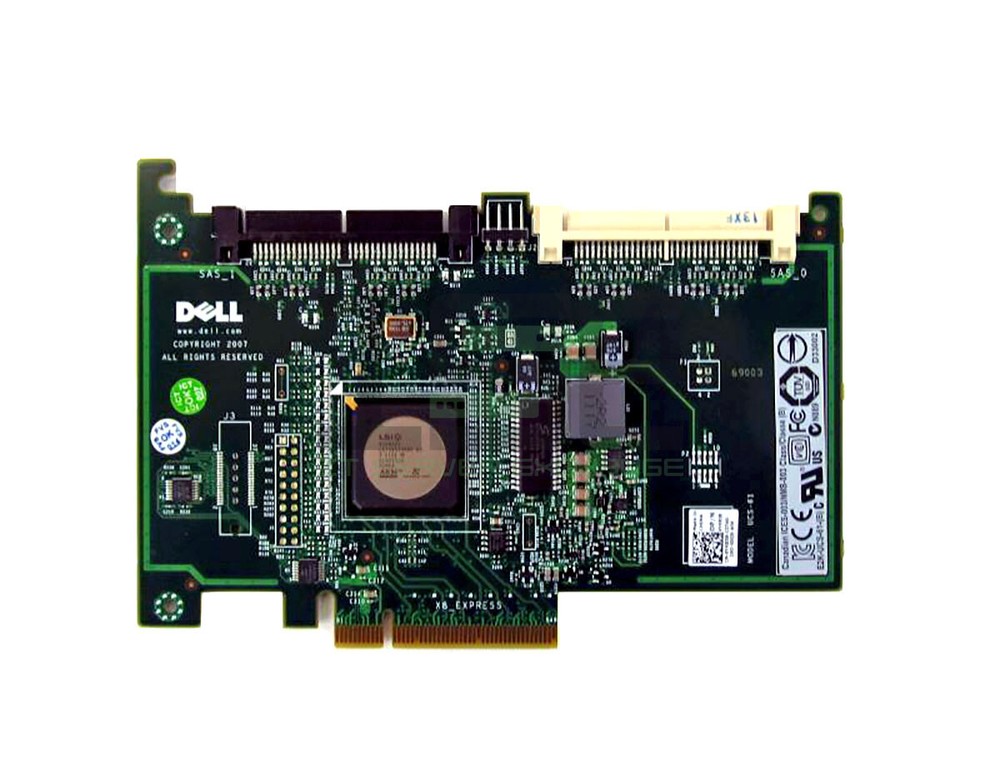 Dell YK838 PowerEdge PERC 6/ir SAS/SATA RAID Controller Card