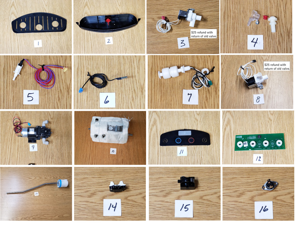 Primo 601234 Water Dispenser Parts -  43 Choices