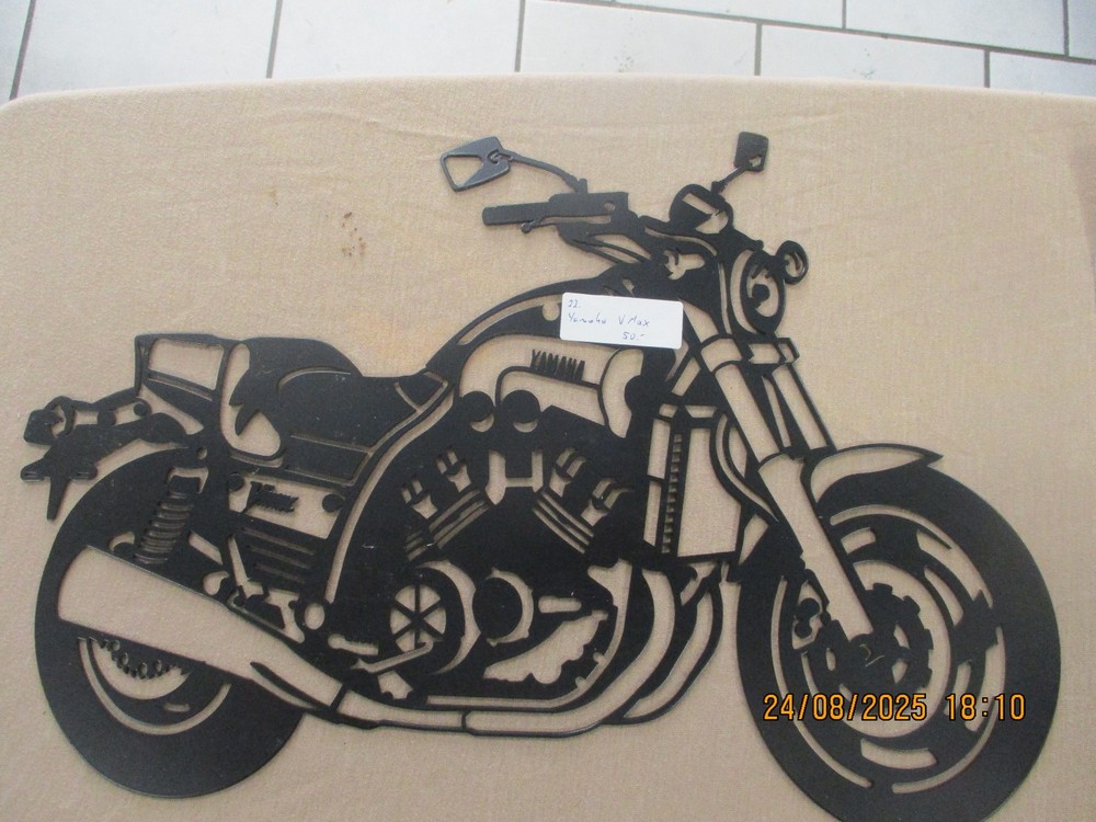 Yamaha V Max Laser Cut Steel Model No. 22 medium size