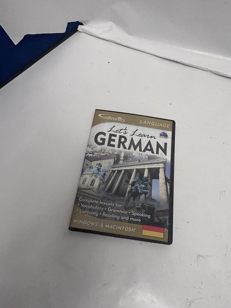 Lets Learn German CD for Windows and Macintosh by Nodtronics