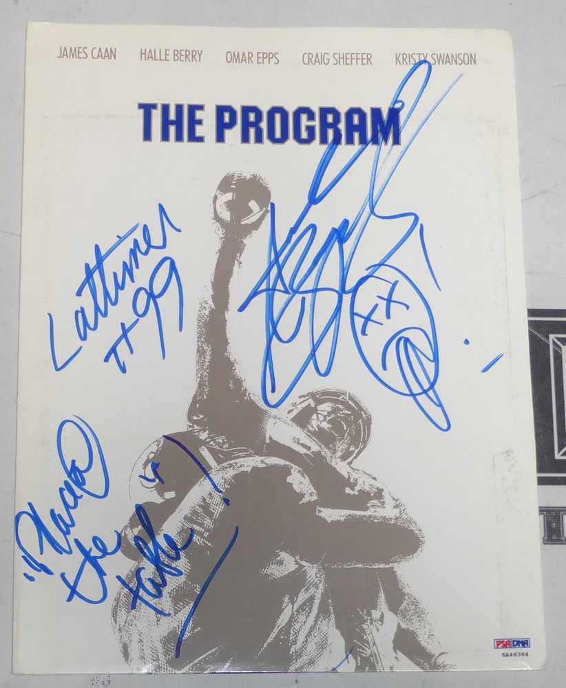 Andrew Bryniarski Signed Original 1993 The Program Press Kit Folder PSA/DNA COA