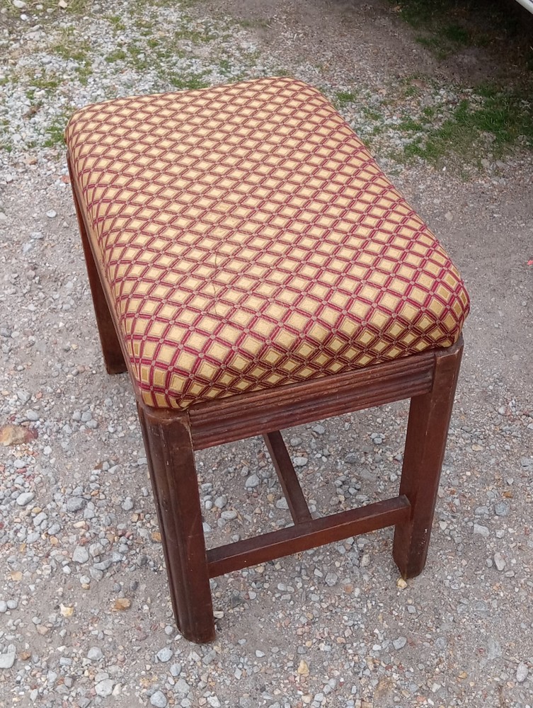 Mahogany Print Vanity Bench (VB-113)