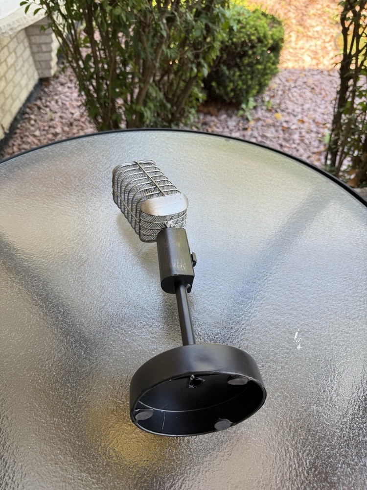 VINTAGE STYLE Microphone REPRO Office Studio Decor