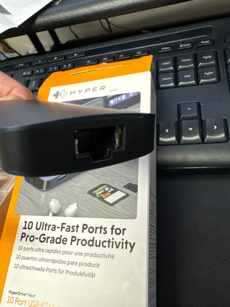 Hyper - HyperDrive Next 10 Port USB-C Hub- MacBook/PC - HD4005GL - Midnight Blue