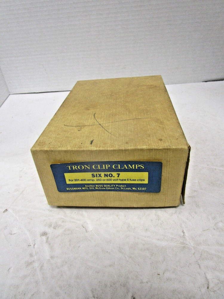 (1) Bussmann No.7 Tron Clip-Clamp