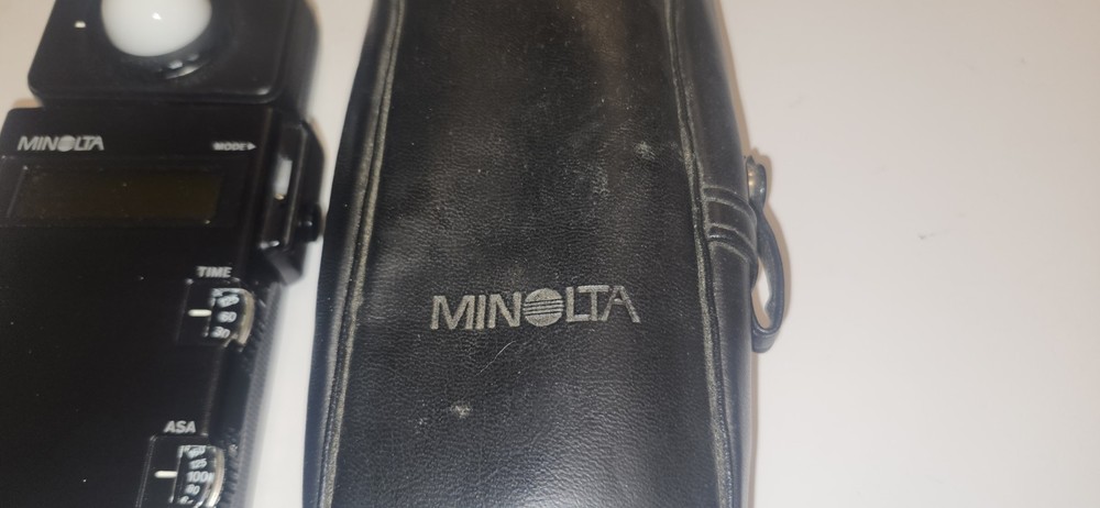 Minolta Flash Meter III light meter + CASE - TESTED - WORKS