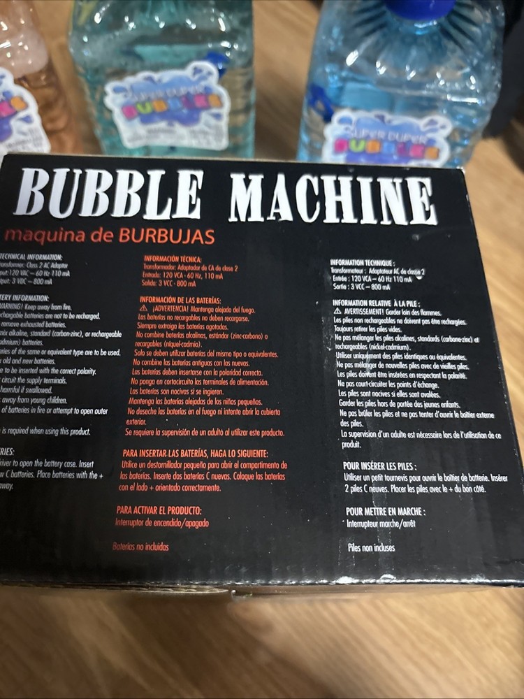 bubble machine