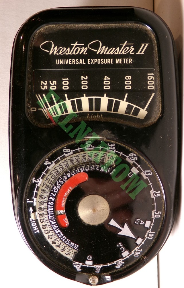 Vintage Weston Master II Model 735 Universal Exposure Meter